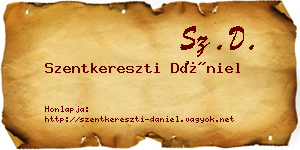 Szentkereszti Dániel névjegykártya